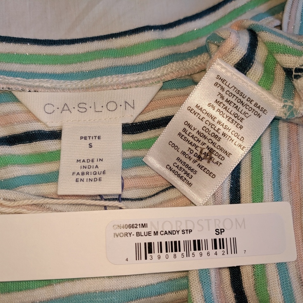 Caslon knot front metallic thread top size SP - Picture 2 of 7